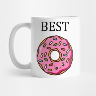 Best Friends Donut & Coffee BFF Matching Mug